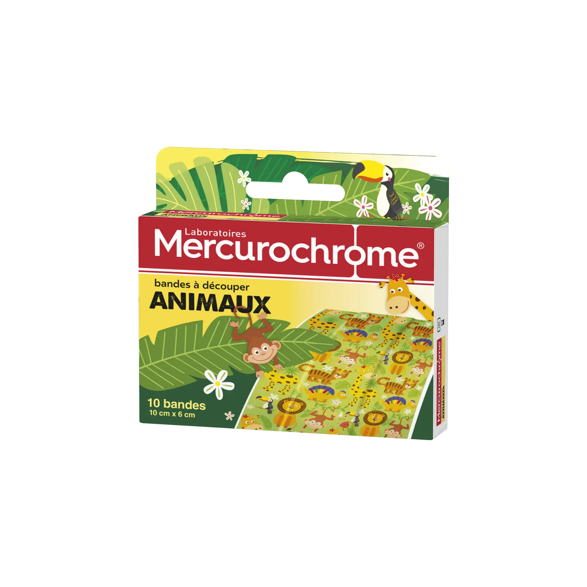 MERCUROCHROME Bandes à découper animaux