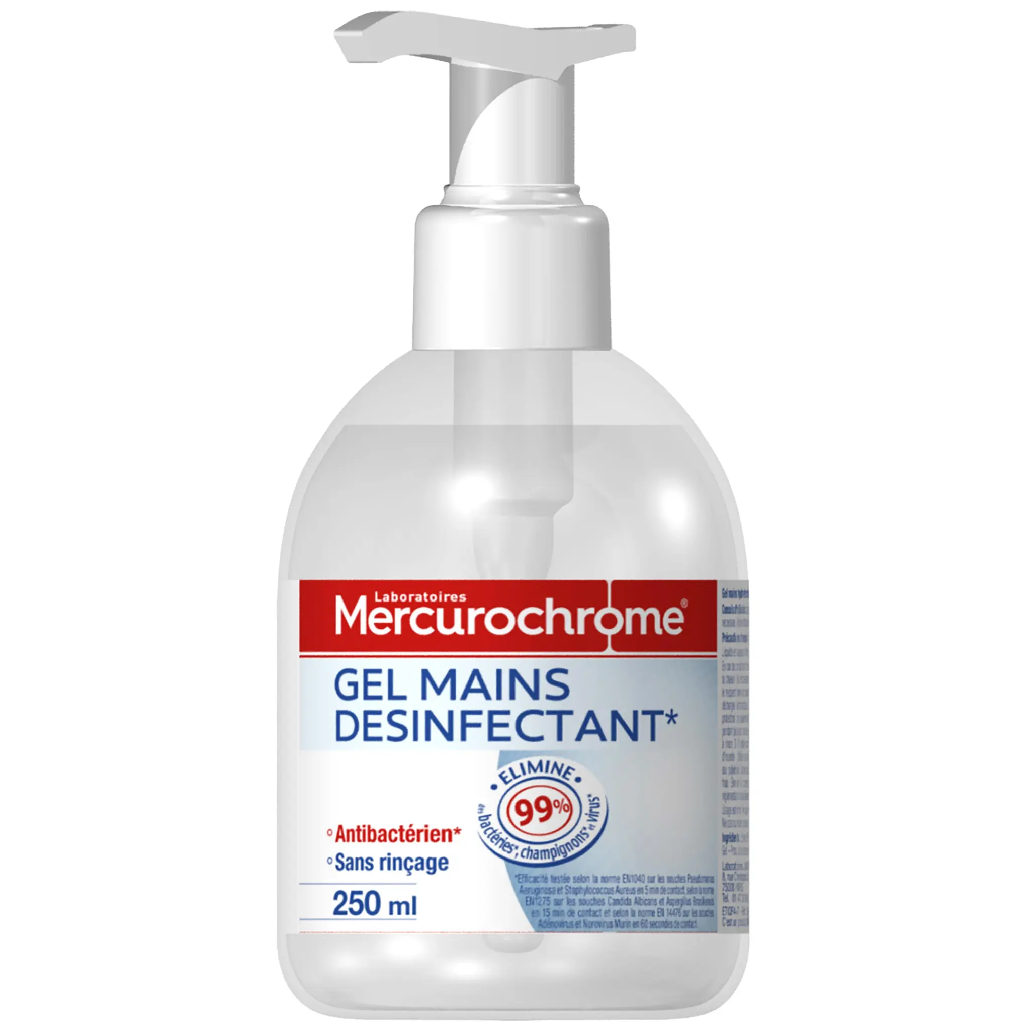 MERCUROCHROME Gel pour les mains désinfectant