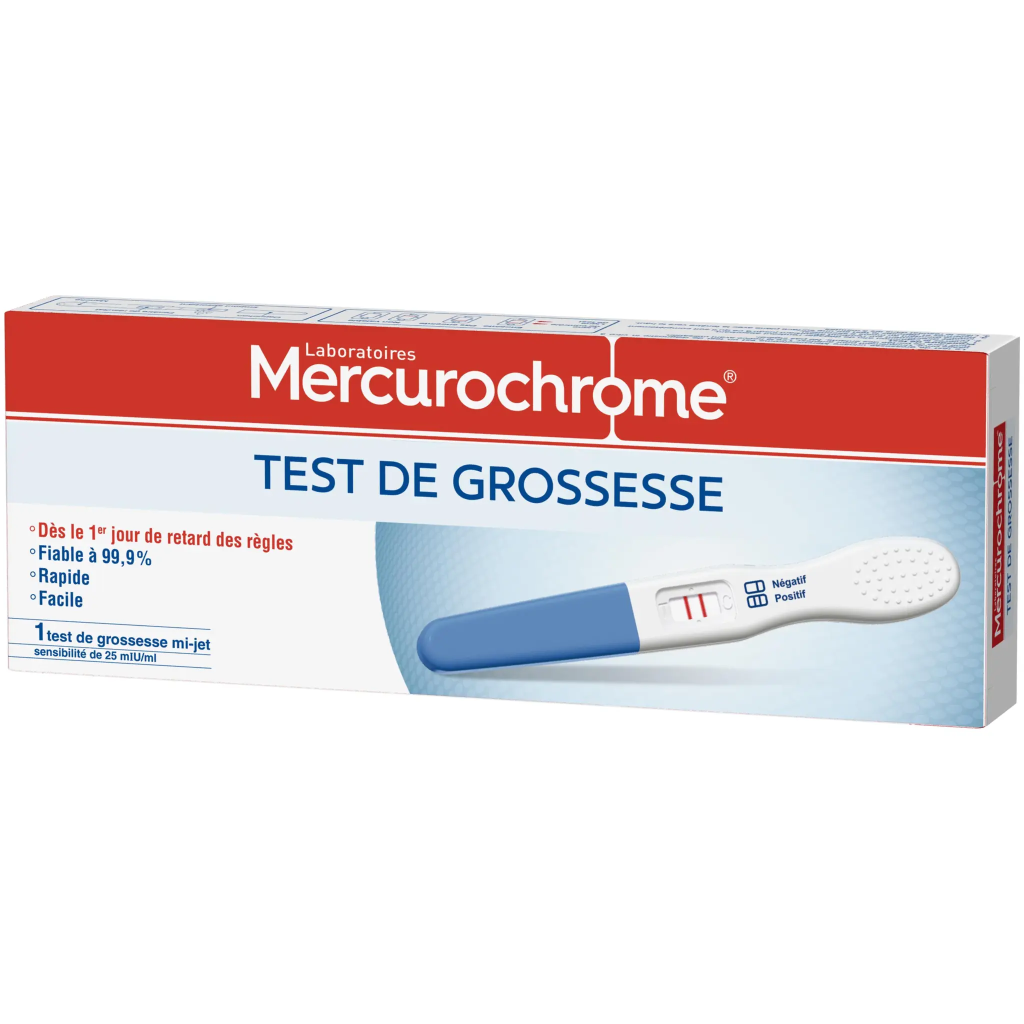 MERCUROCHROME Test de grossesse