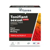 VITAVEA Compléments alimentaires tonifiant sexuel intense au gingembre maca et ginseng