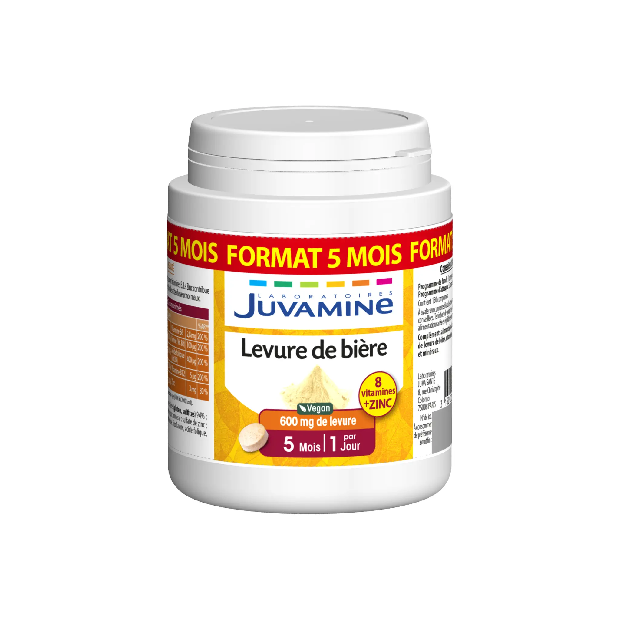JUVAMINE Comprimés de levure de bière