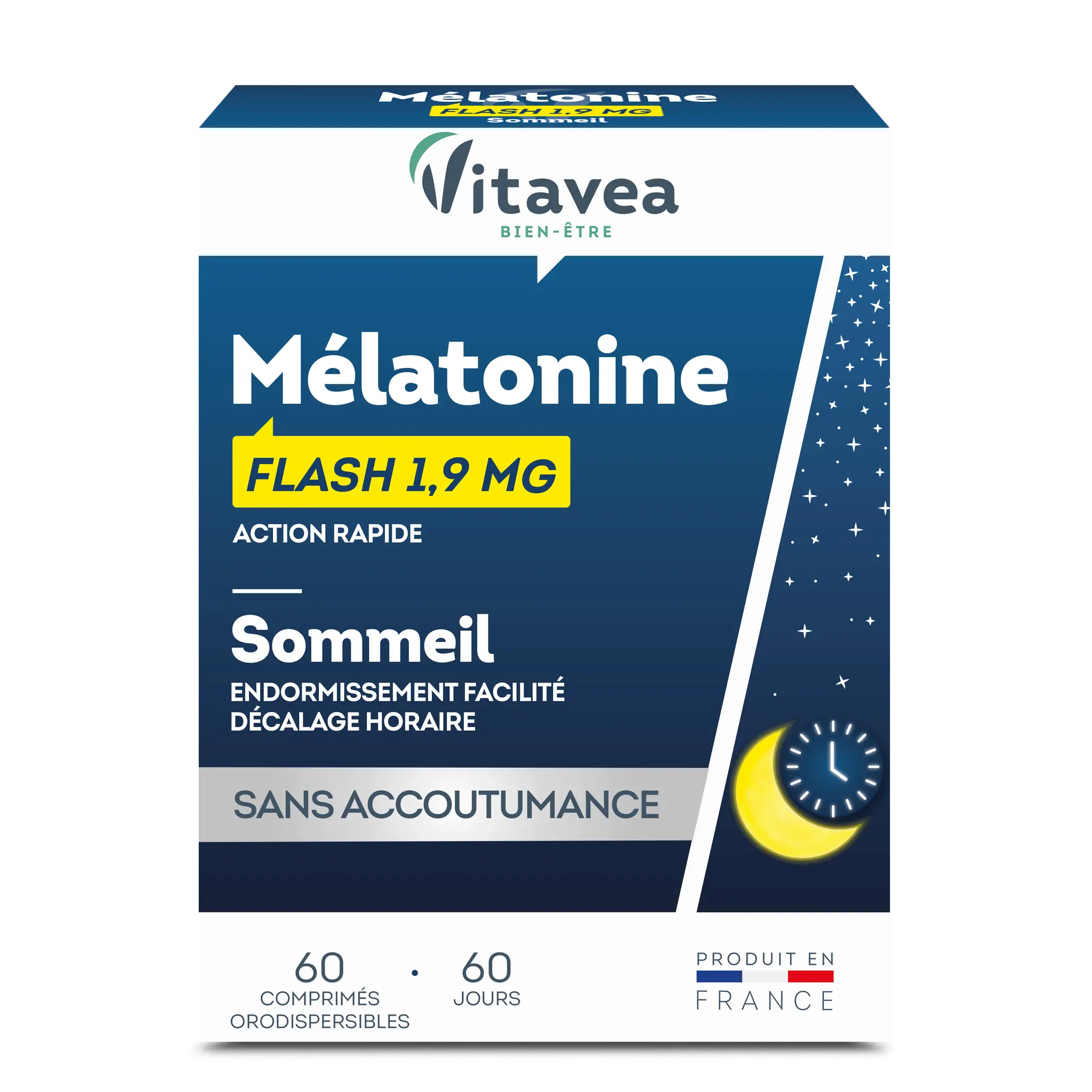VITAVEA Comprimé orodispersible mélatonine sommeil