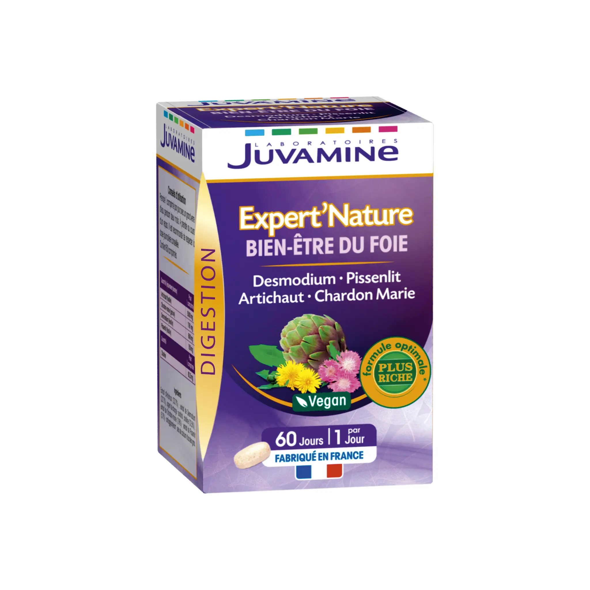 JUVAMINE Comprimés Expert'nature bien être du foie