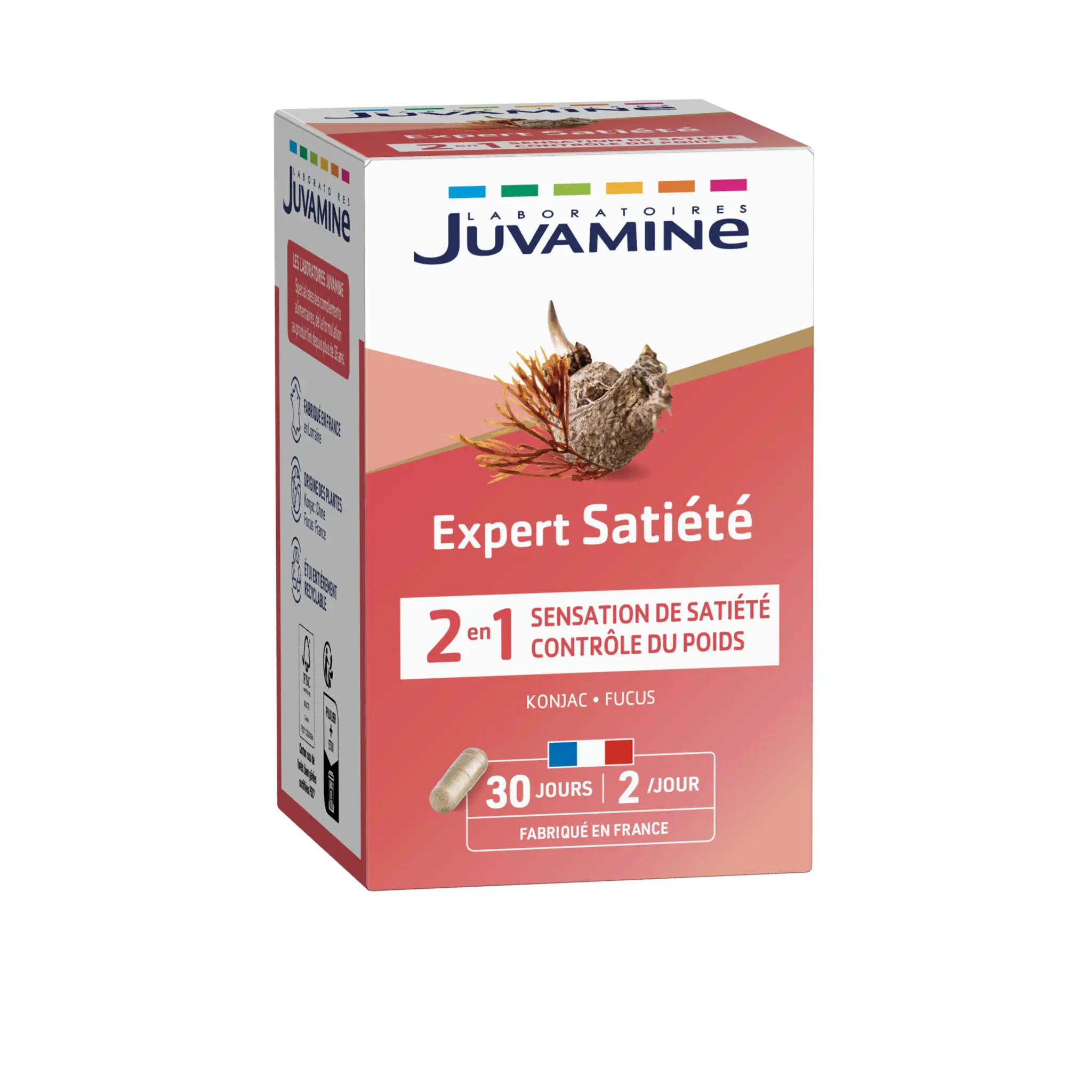 JUVAMINE Complément alimentaire expert satiété 2-en-1