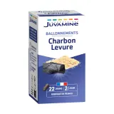 JUVAMINE Gaz intestinaux comprimés charbon + levure