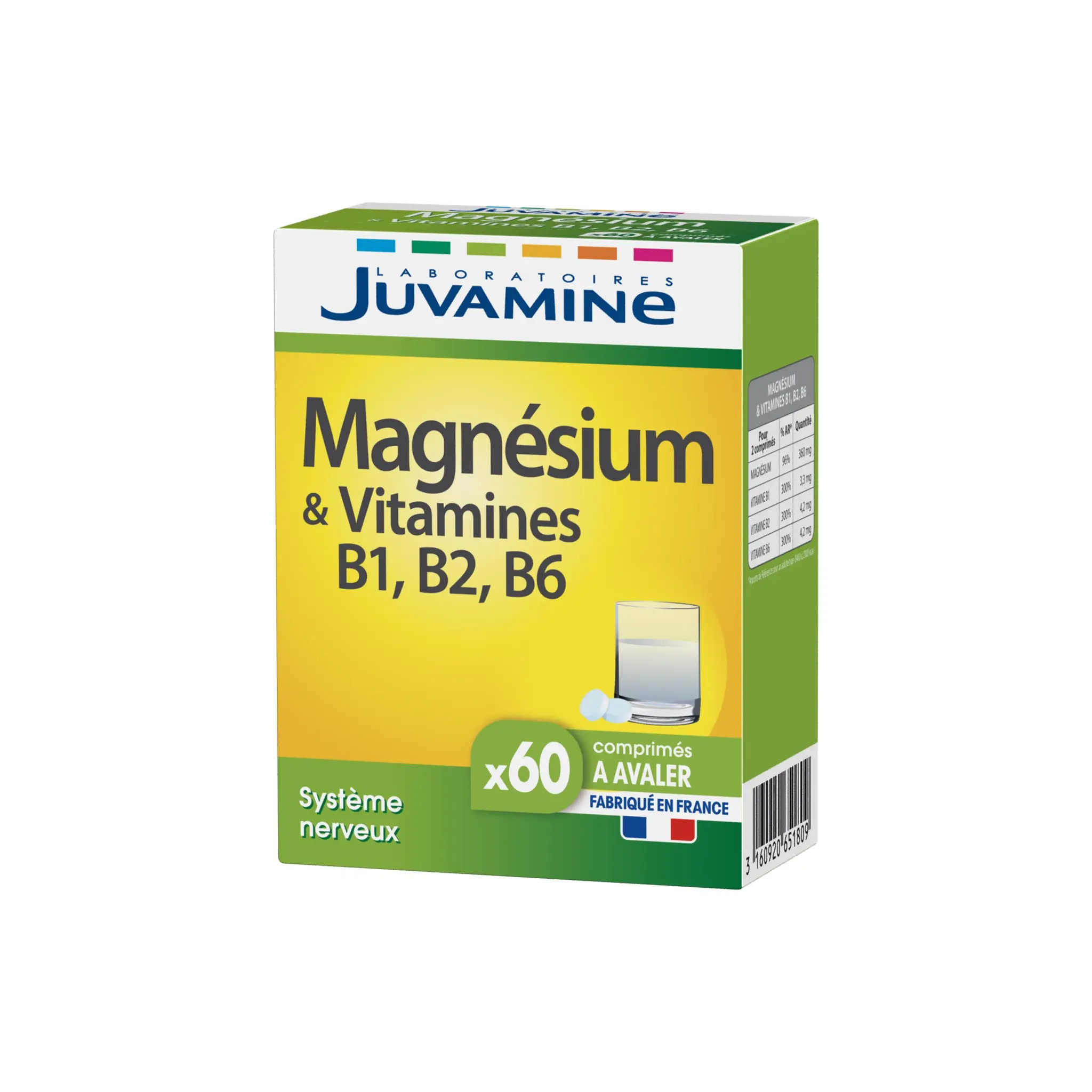 JUVAMINE Magnésium & vitamines B1 B2 B6