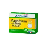 JUVAMINE Comprimés effervescents magnésium et vitamines sans sucres arôme orange naturel
