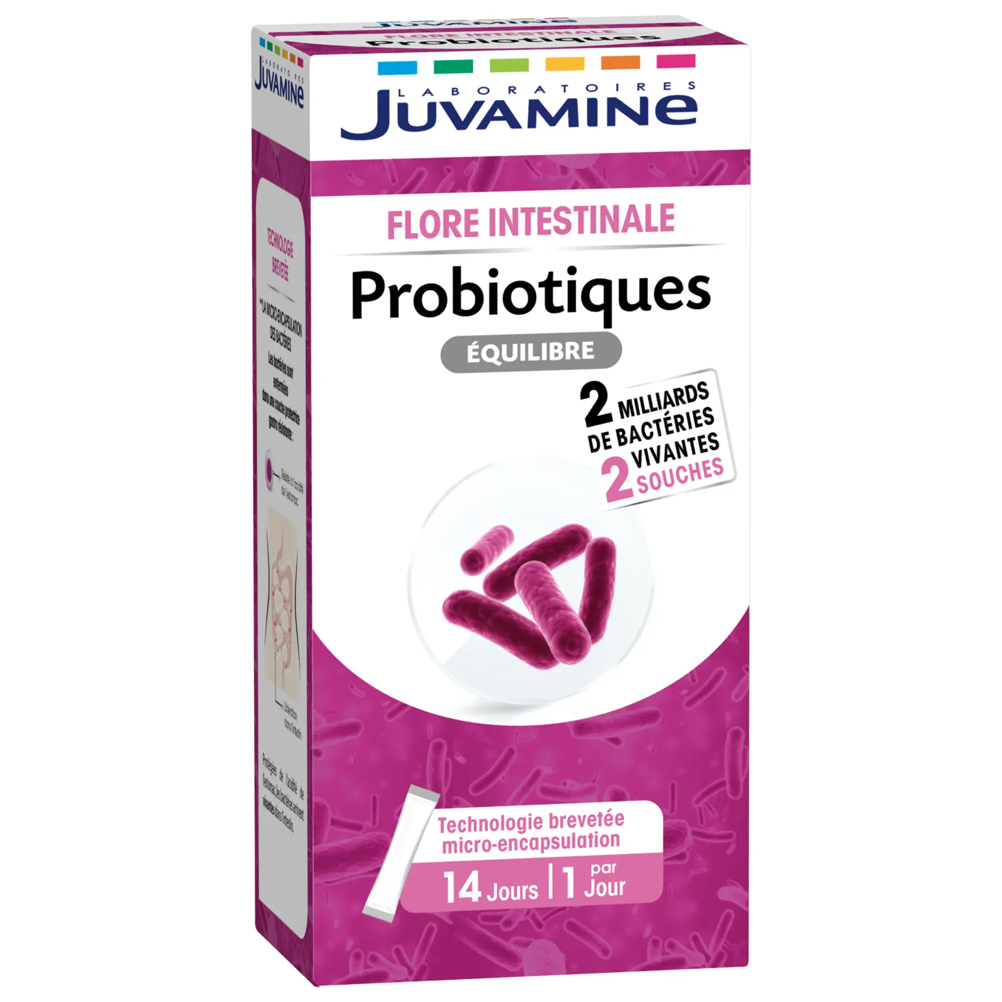 JUVAMINE Complément Probiotiques flore intestinale en sticks