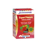 JUVAMINE Expert Nature circulation vigne rouge gingko hamamélis cassis en comprimés