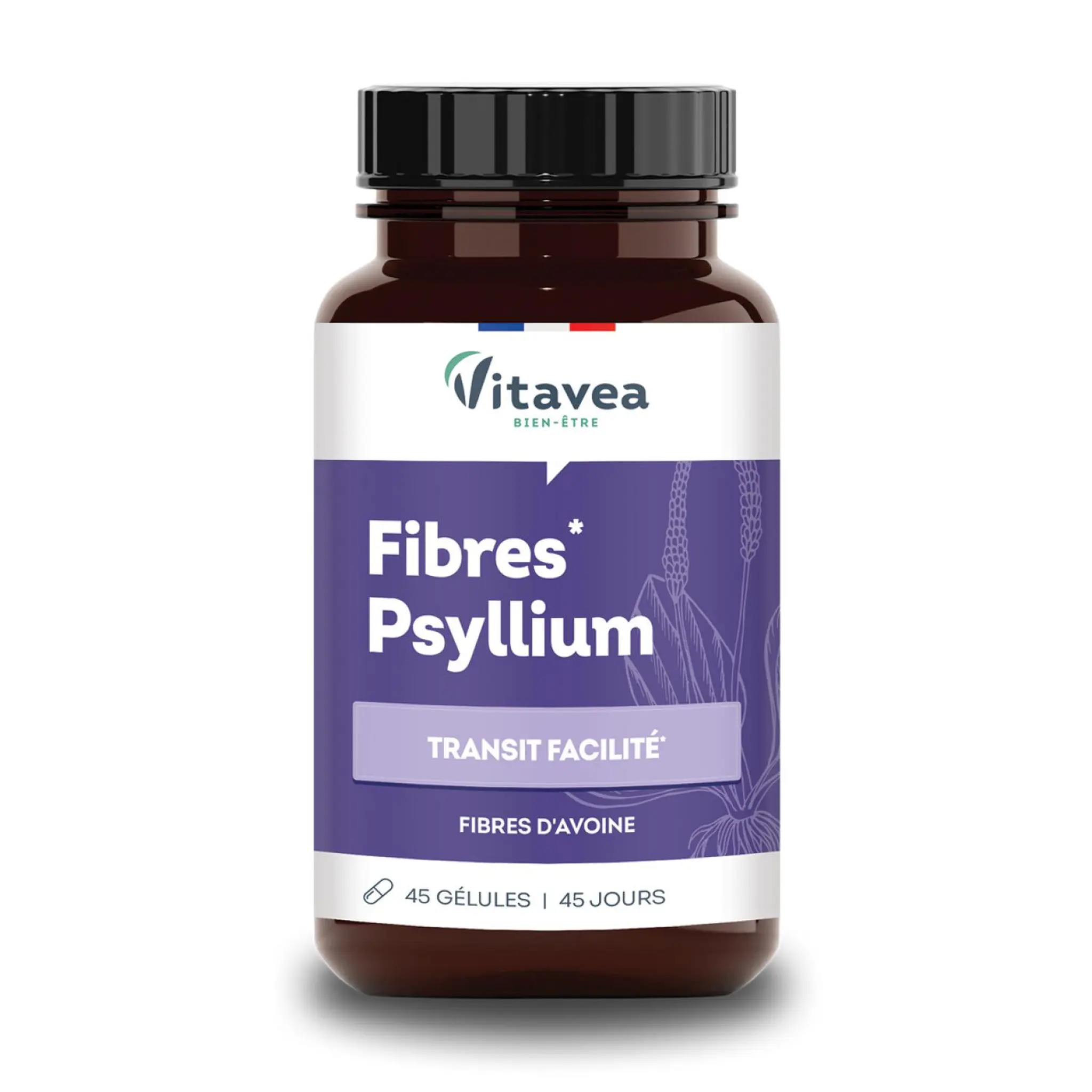 VITAVEA Complément alimentaire Fibres et Psyllium transit facilité