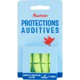 AUCHAN Protections auditives en mousse