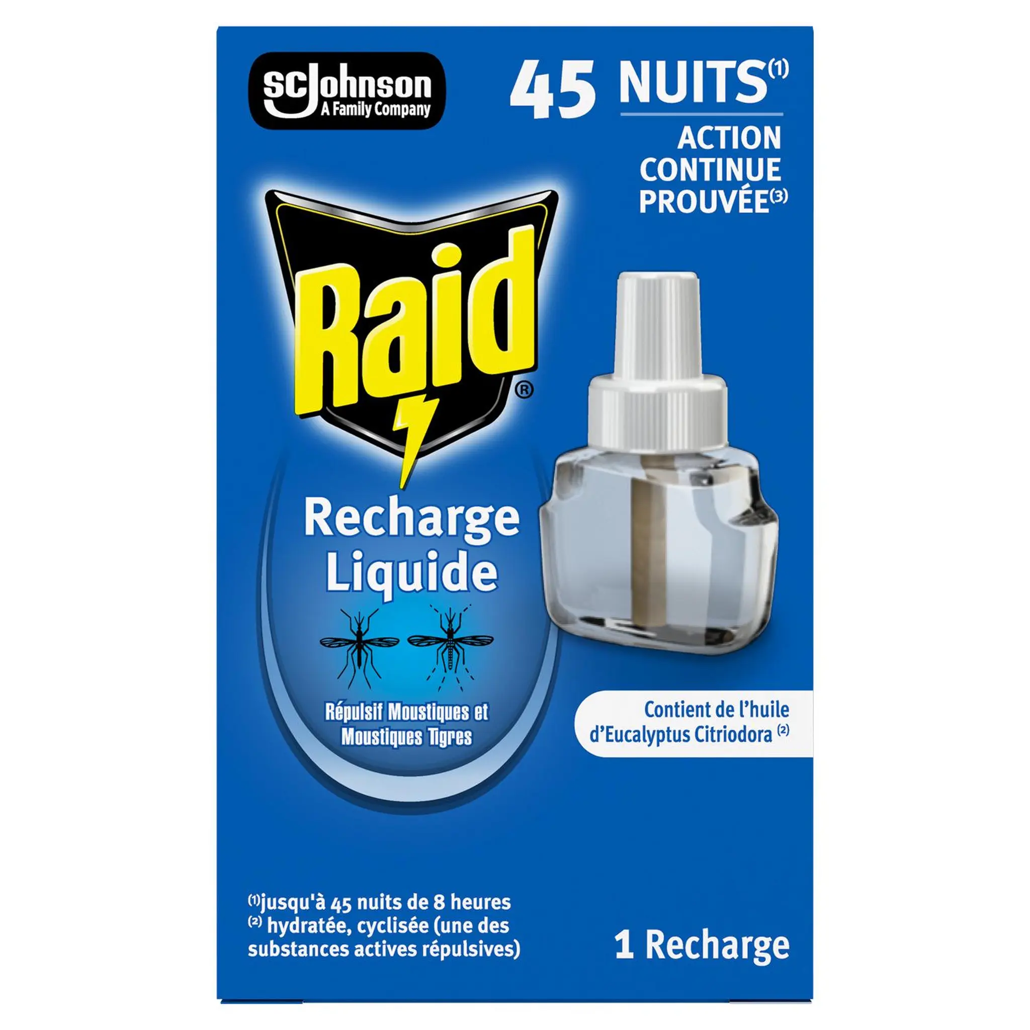 RAID Recharge liquide anti-moustiques