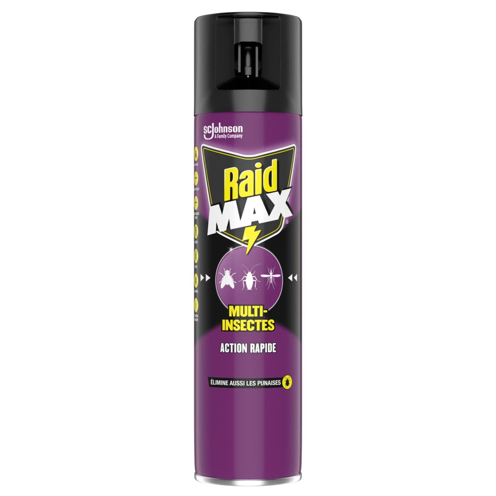 RAID MAX aérosol anti-insectes action rapide TP18