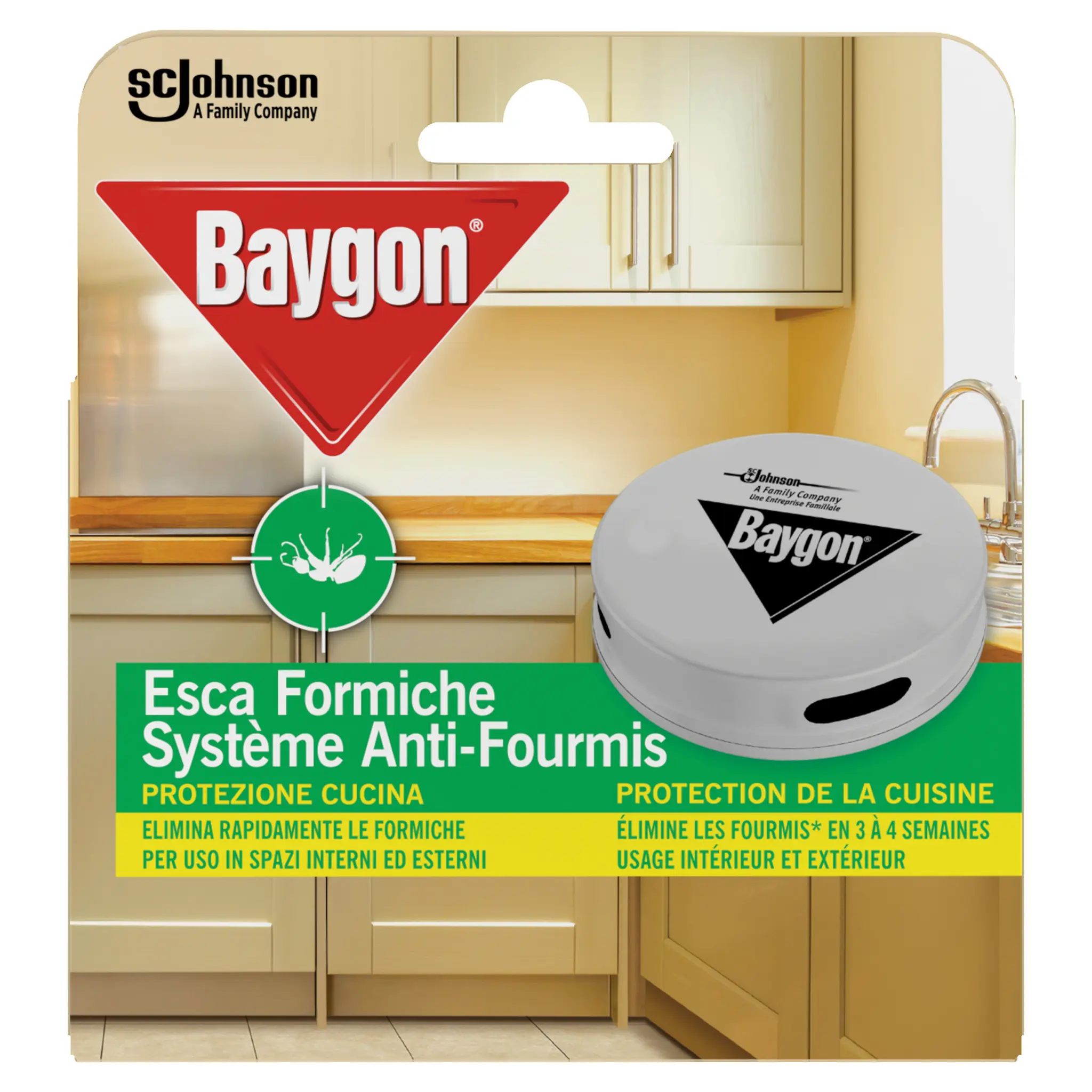 BAYGON Piège anti-fourmis intérieur et extérieur TP18