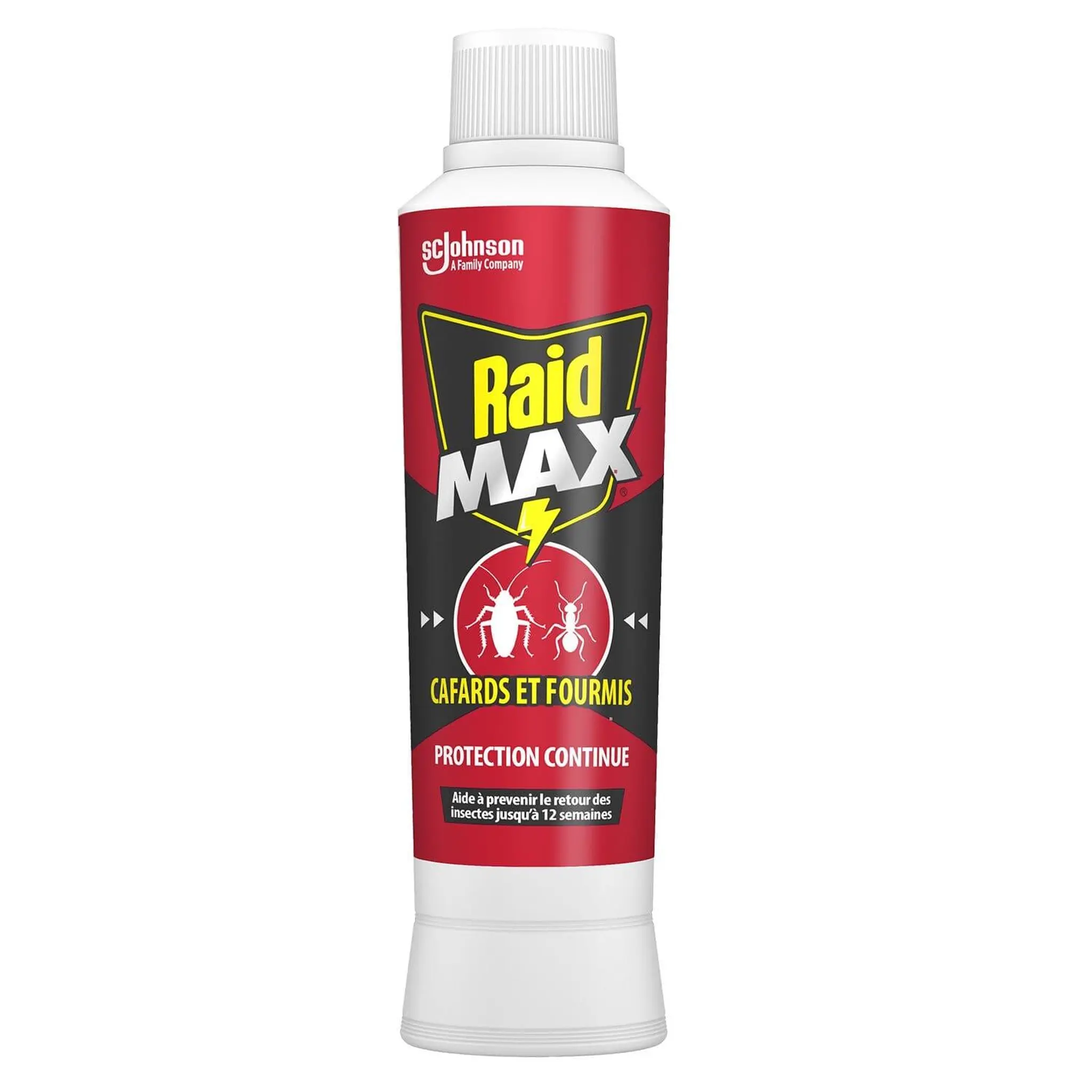 RAID Max Poudre anti cafards et fourmis protection continue TP18