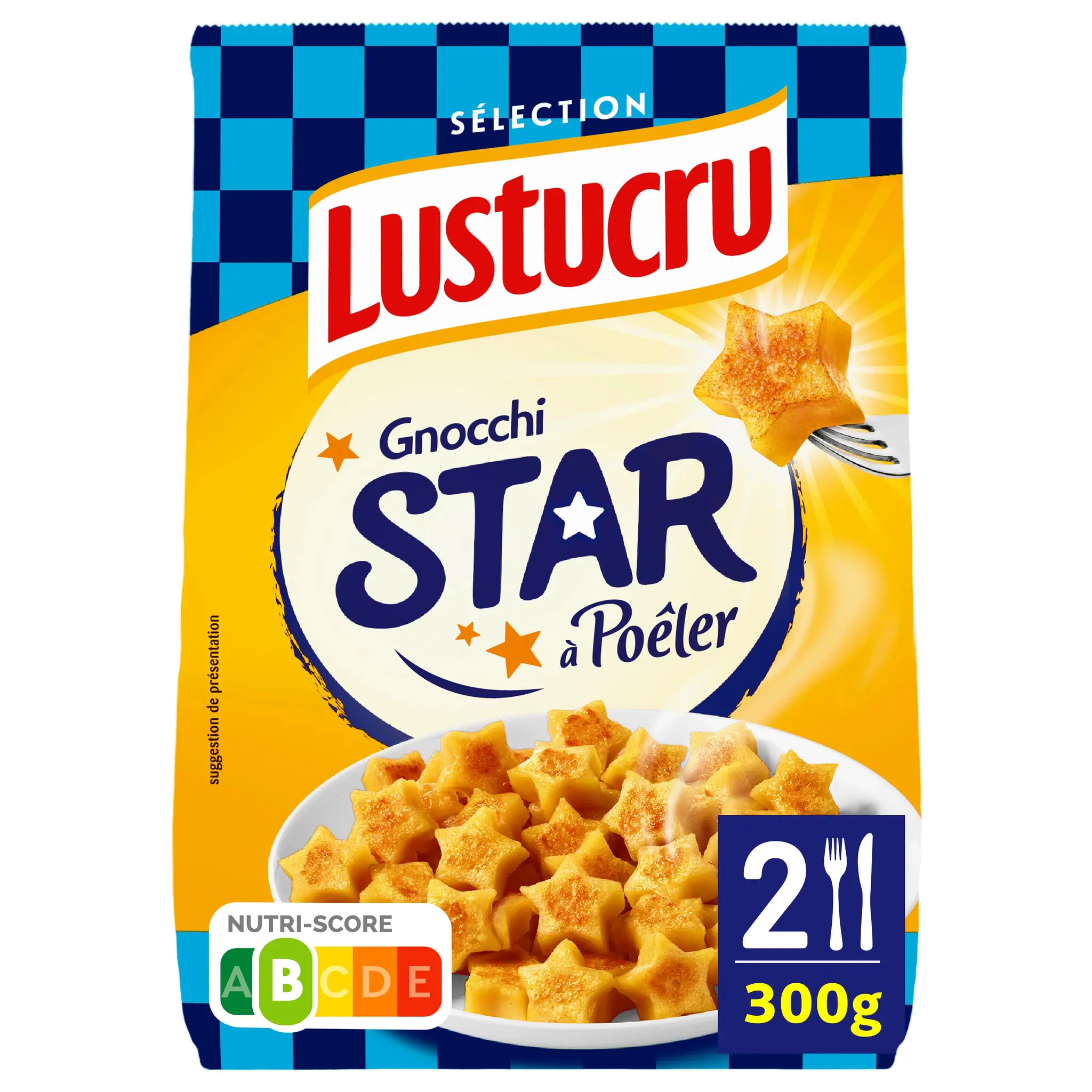 LUSTUCRU Gnocchi star à poêler
