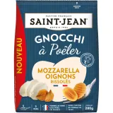 SAINT JEAN Gnocchi à poêler à la mozzarella et oignons rissolés