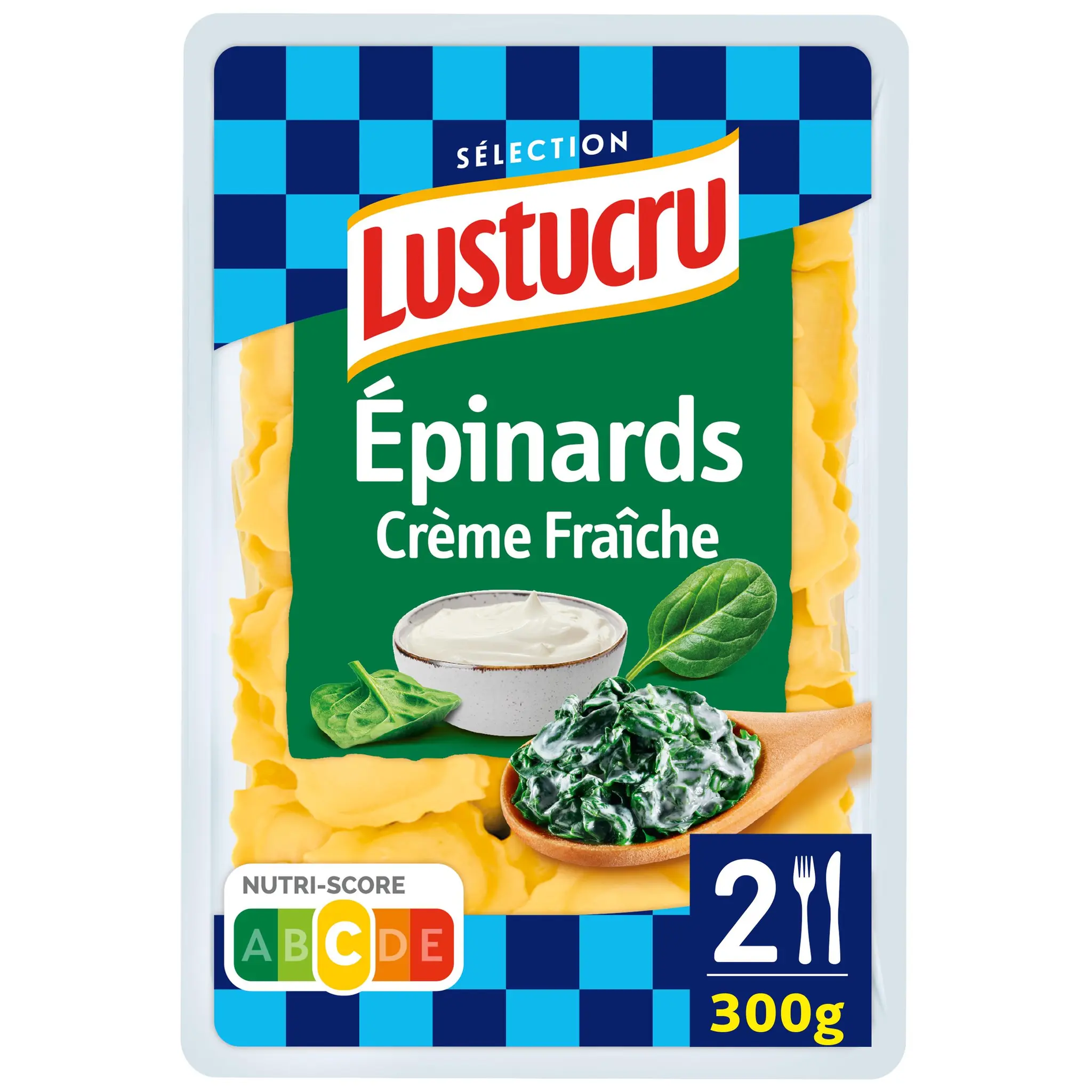 LUSTUCRU Ravioli épinards crème fraîche