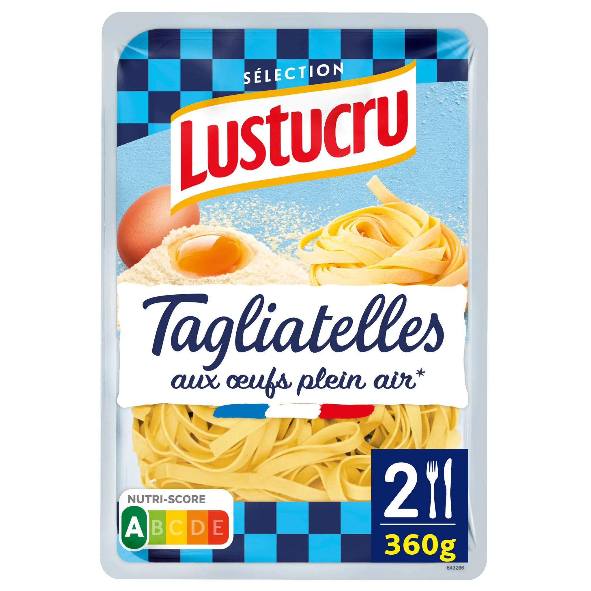 LUSTUCRU Tagliatelles aux œufs frais