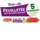 HERTA Tarte en or pâte feuilletée -30% de matière grasse