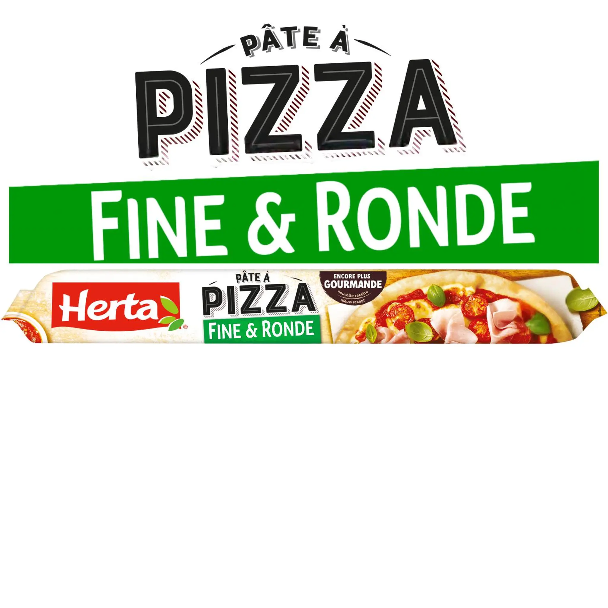 HERTA Pâte à pizza fine et ronde