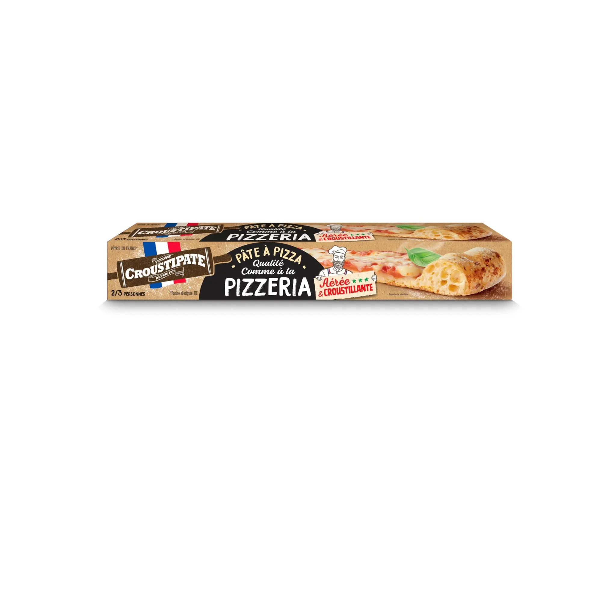 CROUSTIPATE Pâte à pizza aérée et croustillante