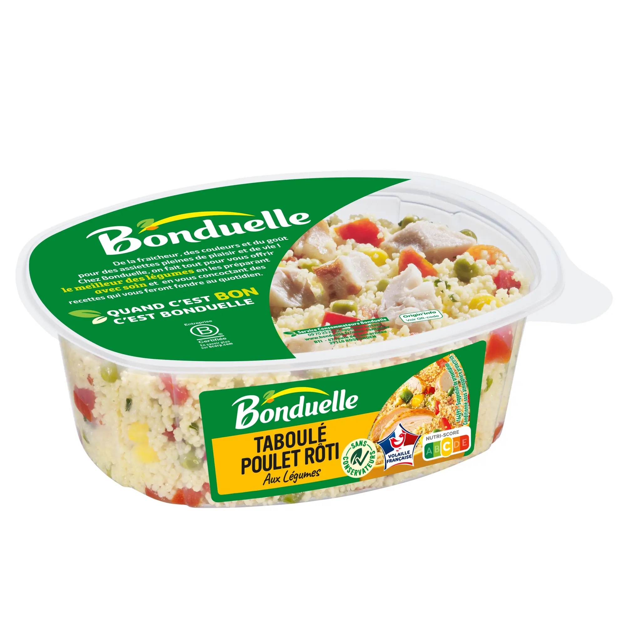 BONDUELLE Taboulé au poulet rôti