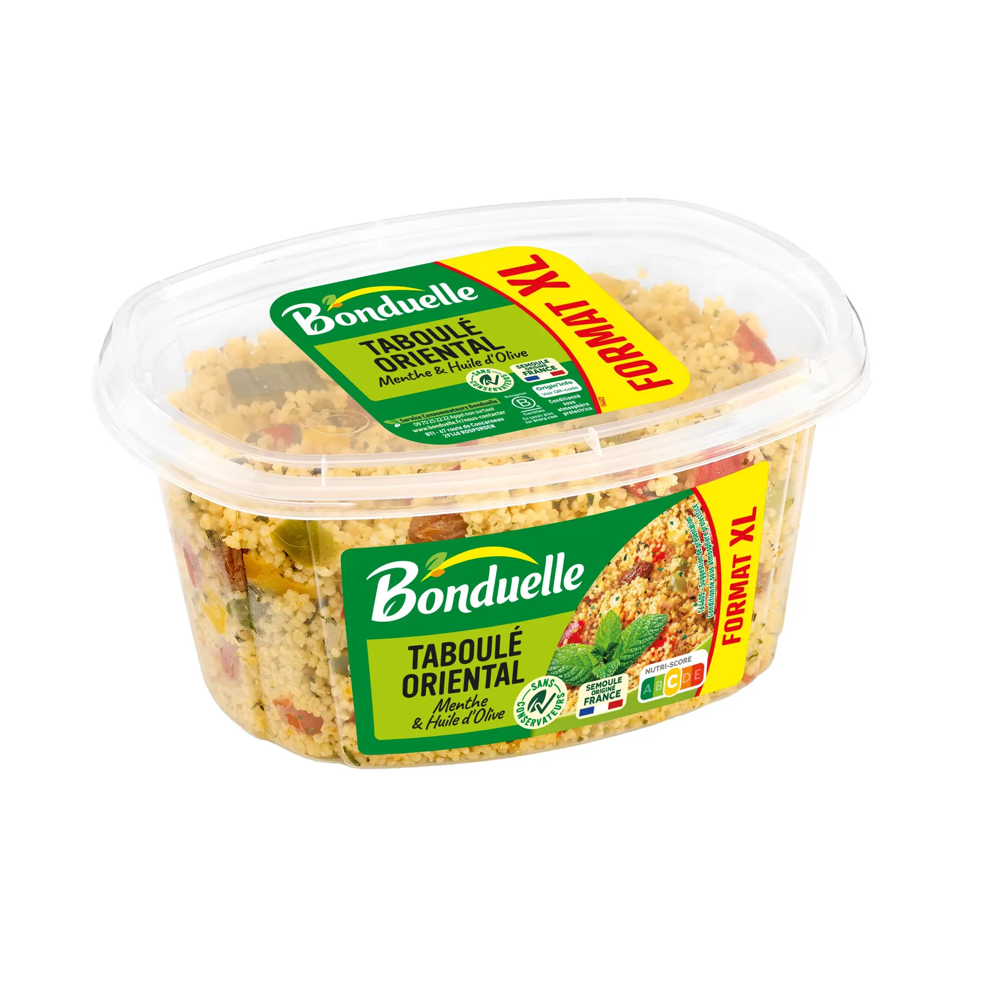 BONDUELLE Taboulé orientale à la menthe et huile d'olive verge extra