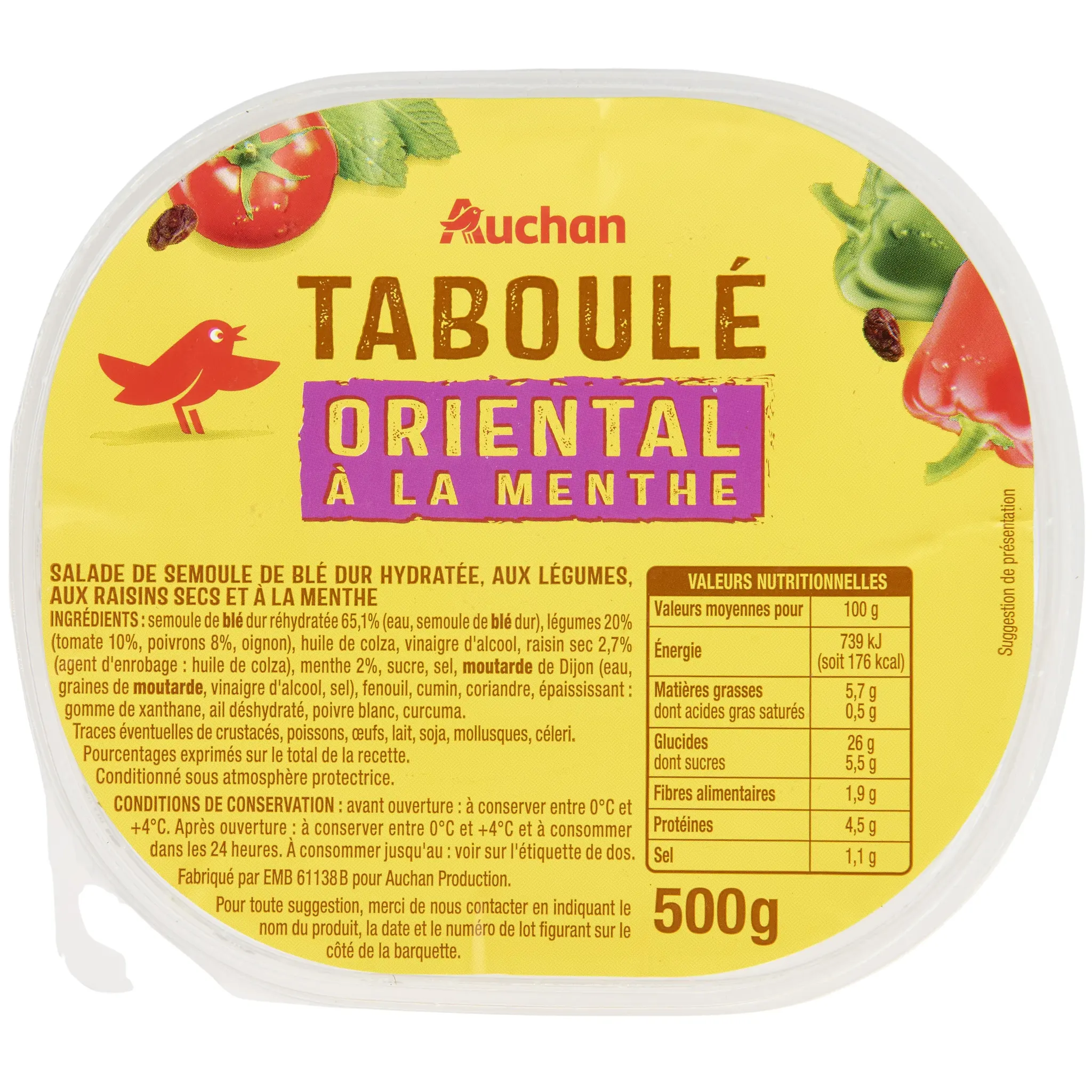 AUCHAN Taboulé oriental