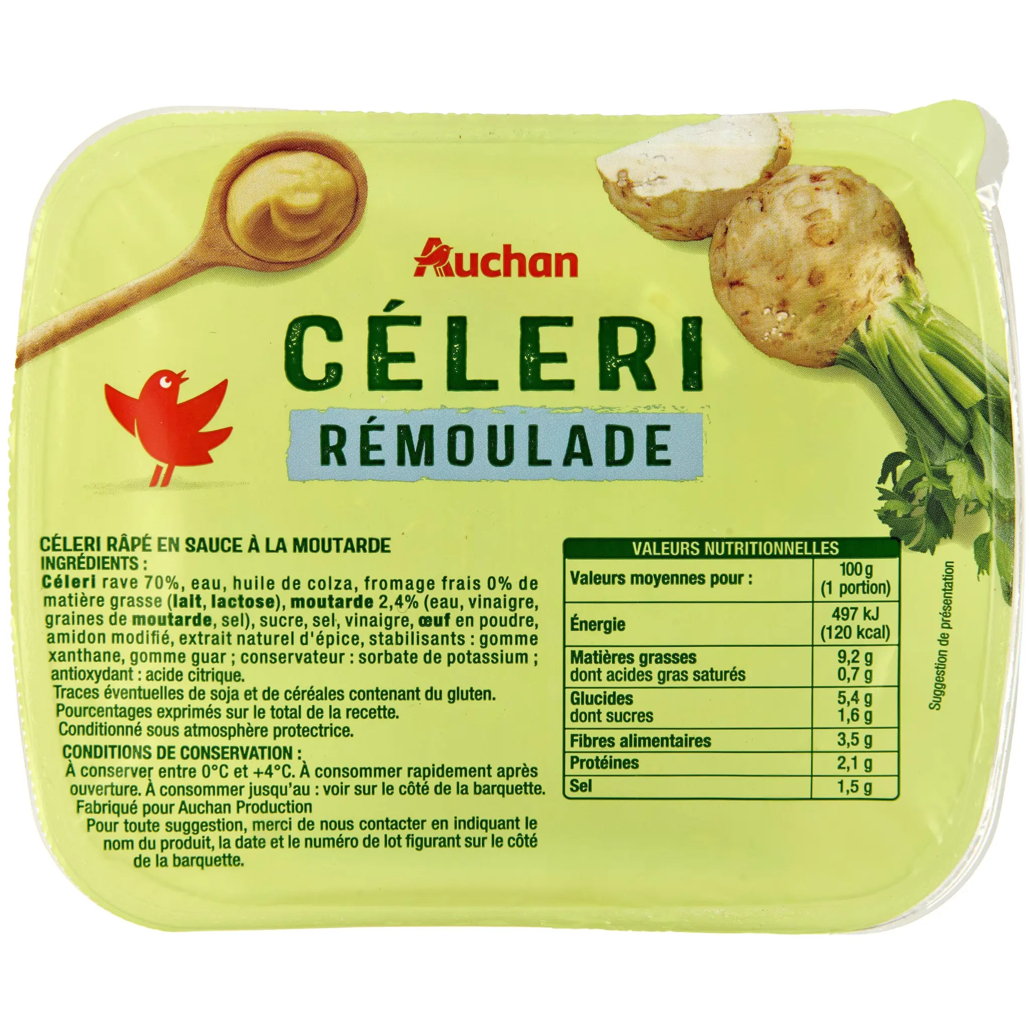 AUCHAN Céleri rémoulade