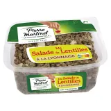 PIERRE MARTINET Salade de lentille à la lyonnaise