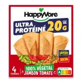 HAPPYVORE Tranches végétales pois & fèves tomate herbes de provence