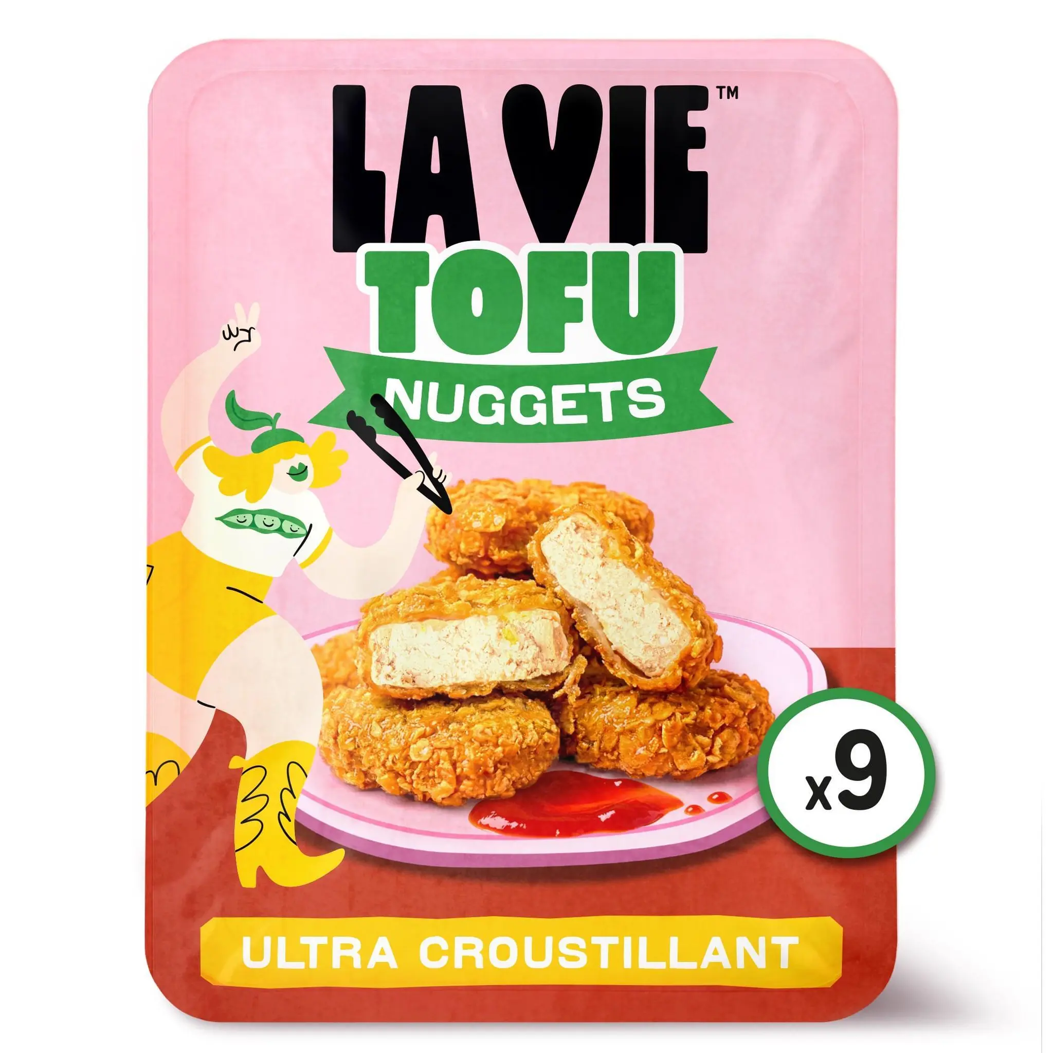 LA VIE Tofu nuggets panés fumé