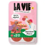 LA VIE Saucisson 100% végétal nature