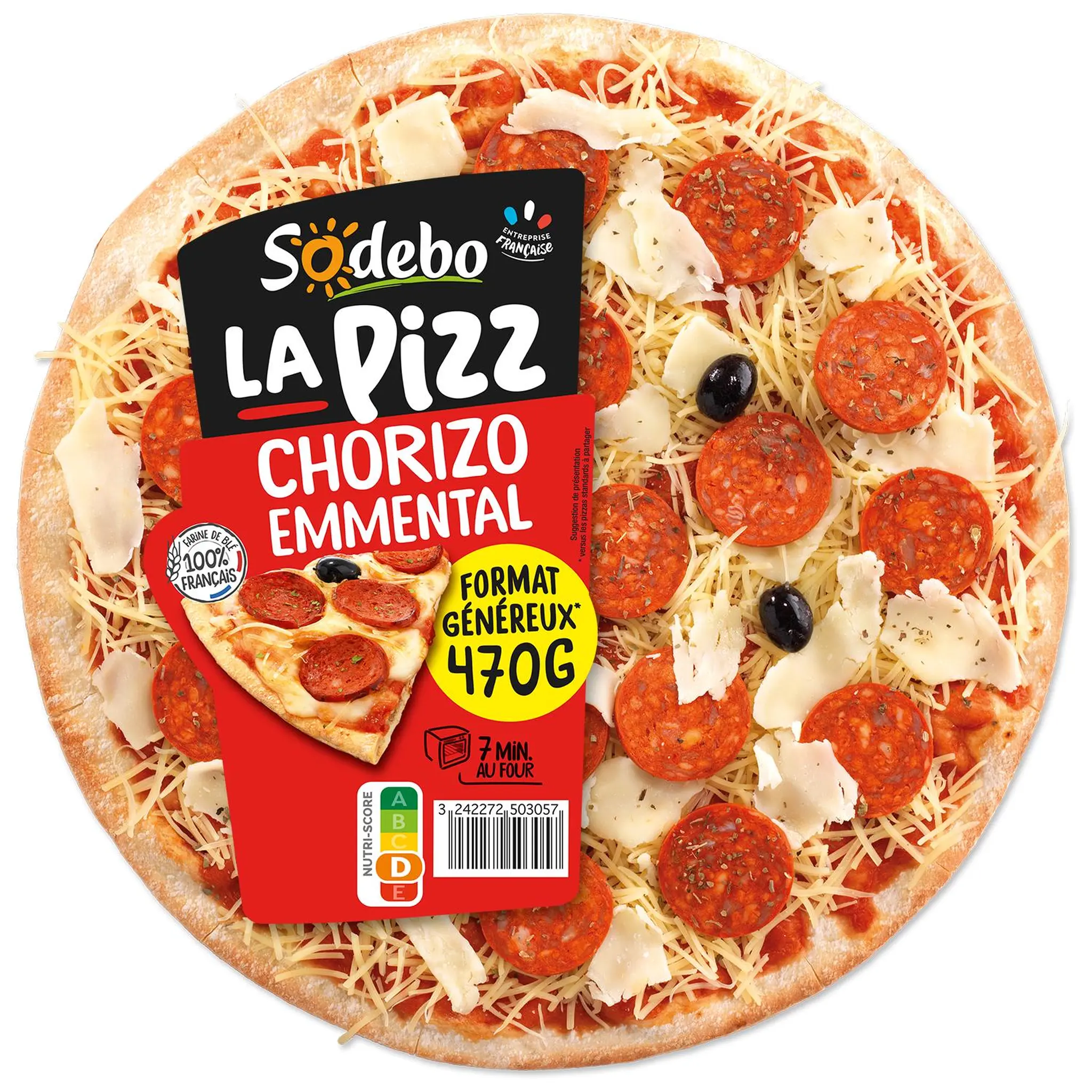 SODEBO Pizza la pizz chorizo