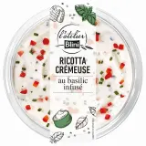 L'ATELIER BLINI Ricotta crémeuse au basilic infusé