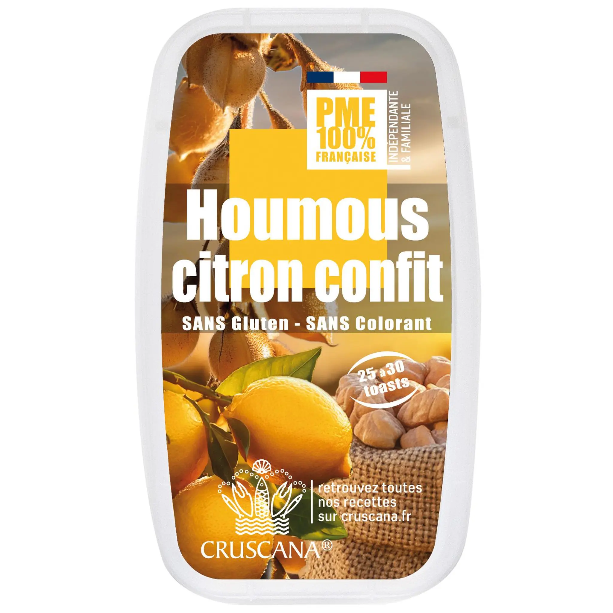 CRUSCANA Houmous citron confit