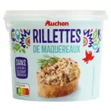 AUCHAN Rillettes de maquereaux