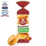 FOURNEE DOREE Navettes au beurre frais et à la crème fraîche