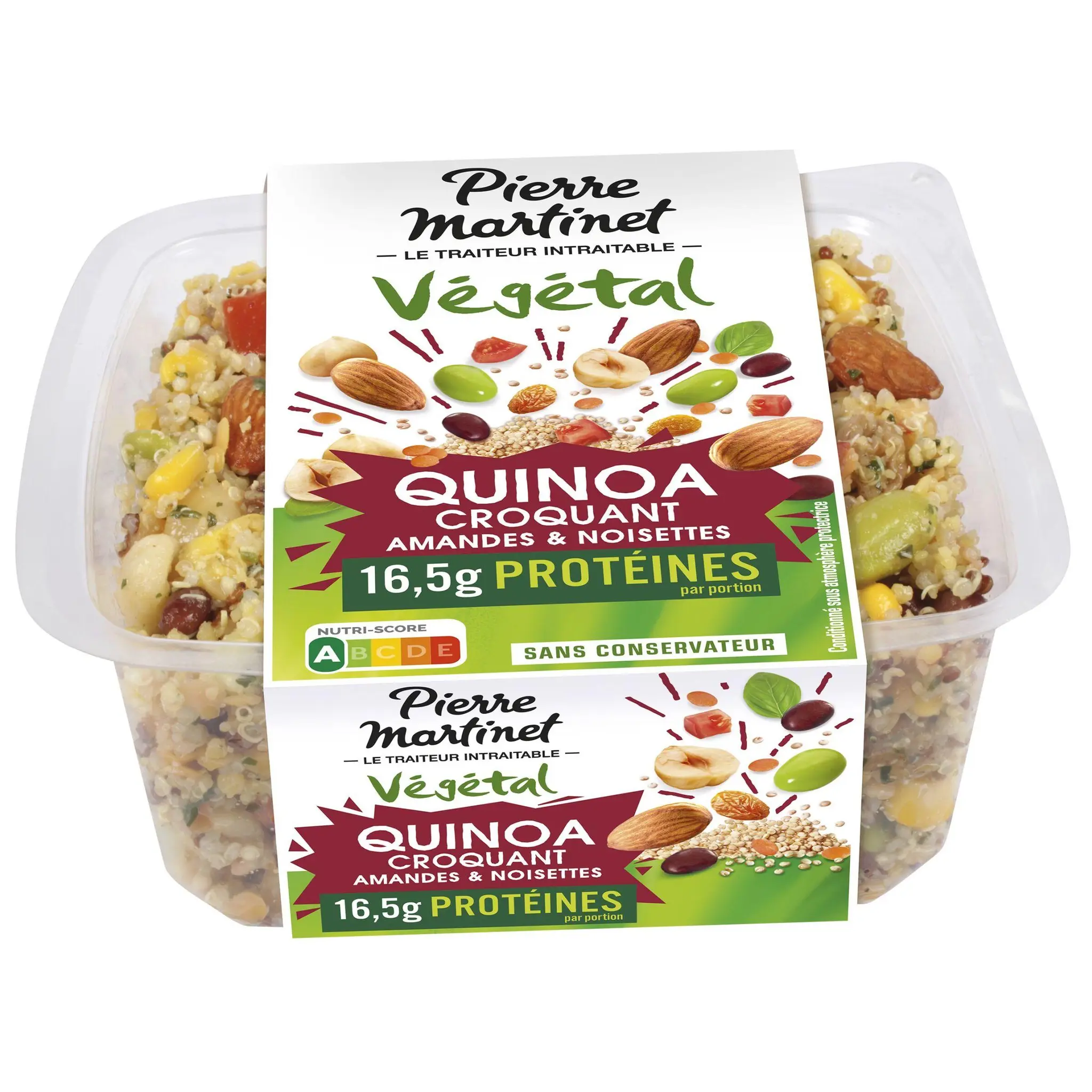 PIERRE MARTINET Quinoa croquant aux amandes et noisettes