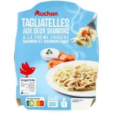 AUCHAN Tagliatelles aux 2 saumons