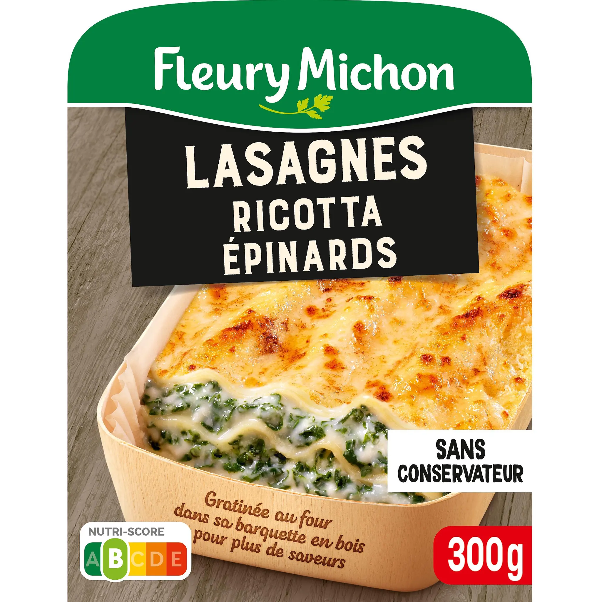 FLEURY MICHON Lasagnes ricotta épinards
