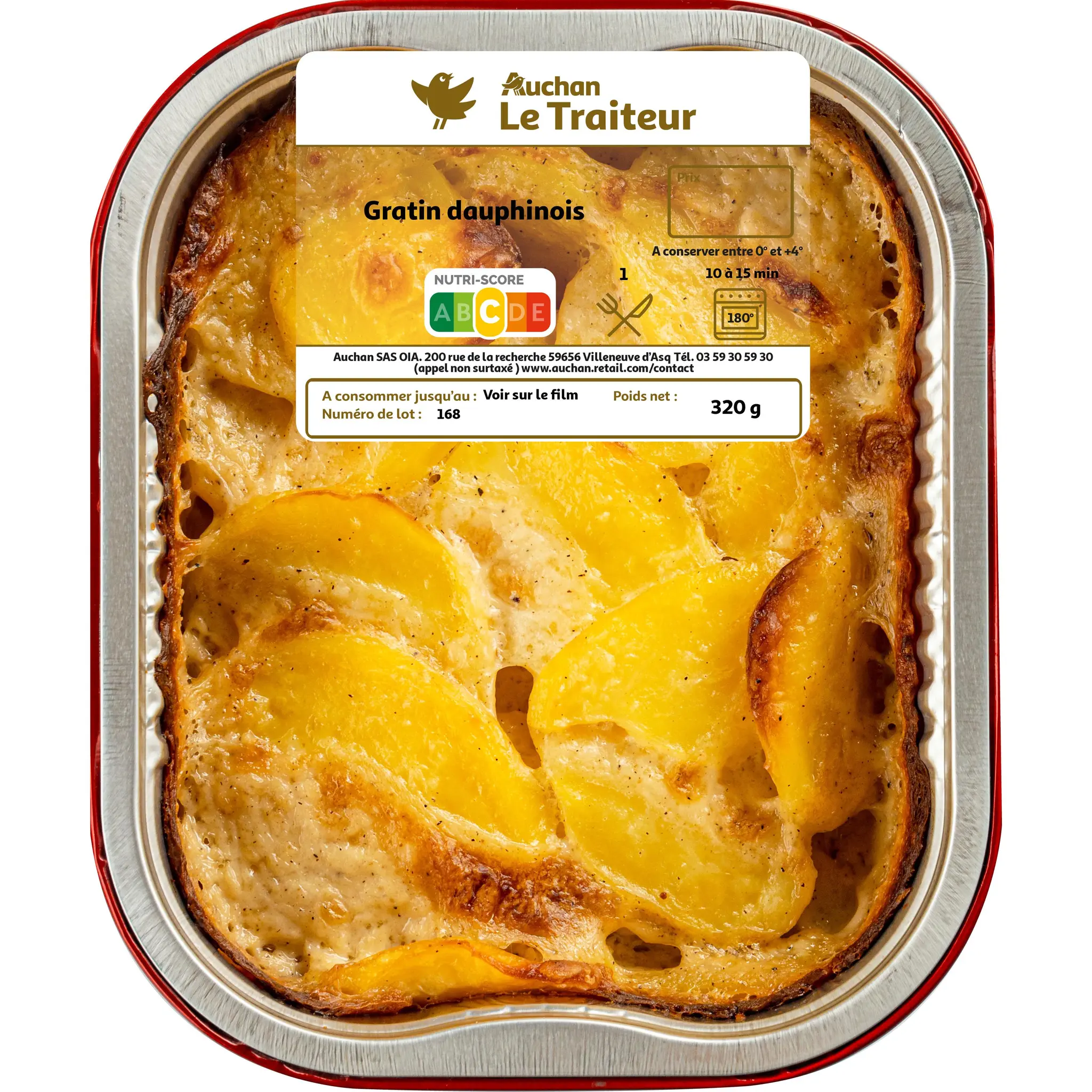AUCHAN LE TRAITEUR Gratin dauphinois
