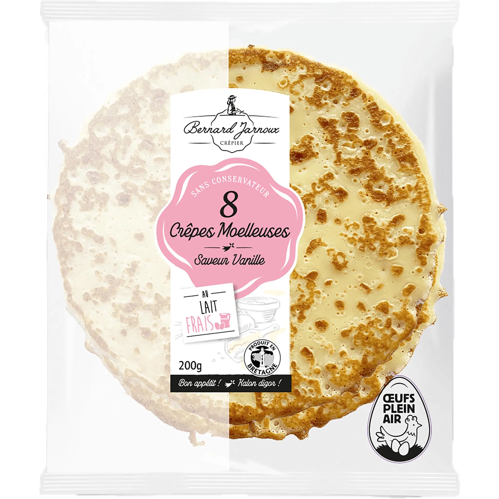 BERNARD JARNOUX CREPIER Petites Crêpes moelleuses saveur vanille