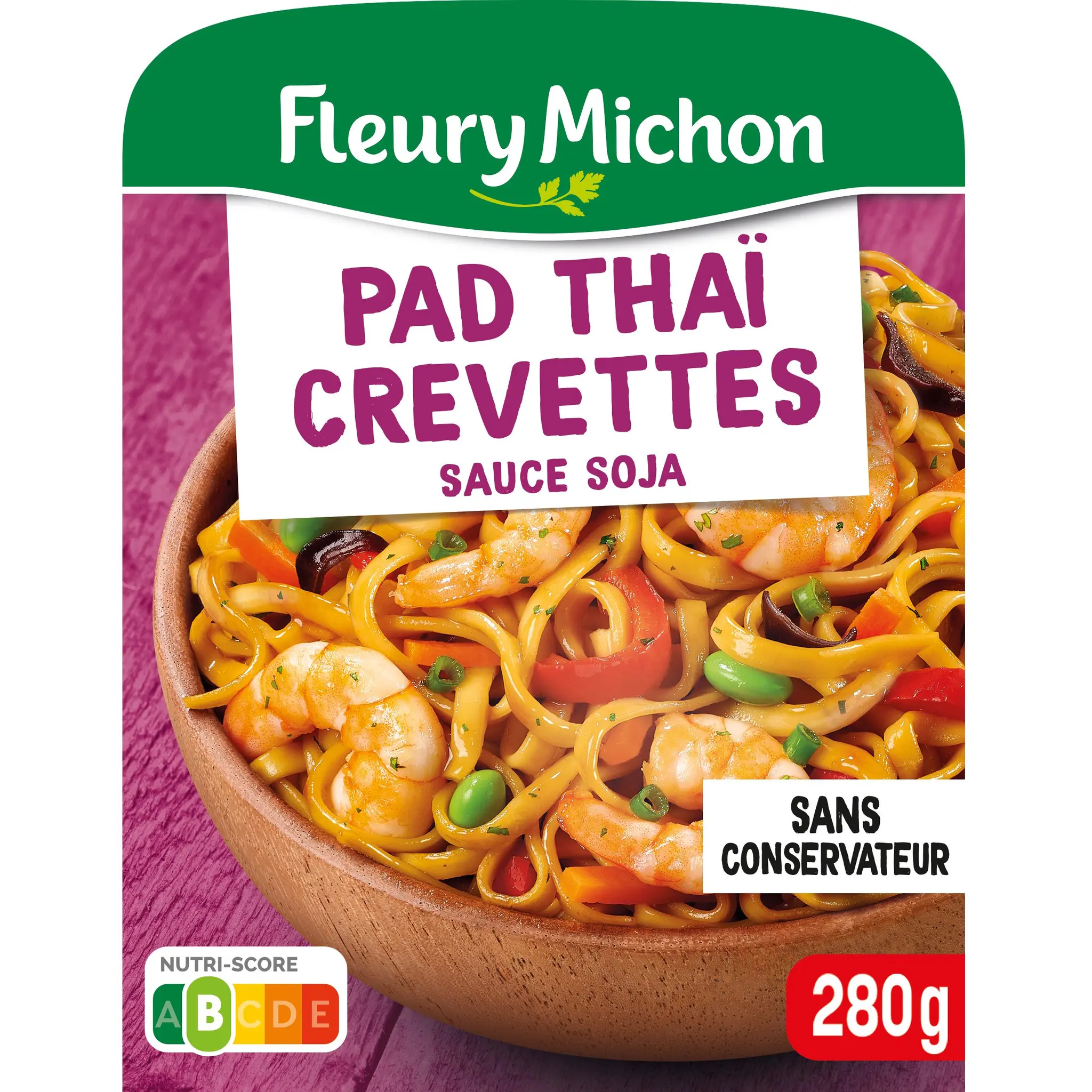FLEURY MICHON Pad thaï aux crevettes sauce soja