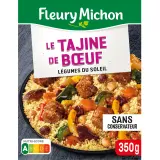 FLEURY MICHON Tajine de bœuf aux légumes du soleil