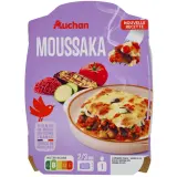 AUCHAN Moussaka sans couverts