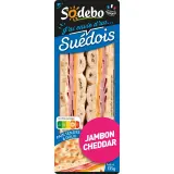 SODEBO Sandwich pain suédois jambon cheddar