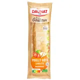 DAUNAT Le Goûteux sandwich baguette au poulet rôti et mayonnaise