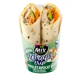 MIX BUFFET Wraps trip poulet rôti avocat carottes râpées et salade iceberg